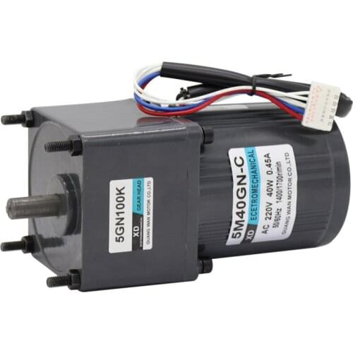 40 w geared motor single - phase induction pony up to 220 v ac motor speed regulating motor missile + governor