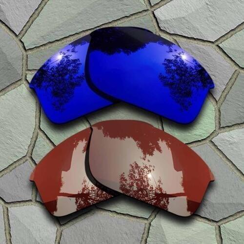 Violet Blue&Bronze Brown Sunglasses Polarized Replacement Lenses for Oakley Bottle Rocket