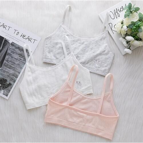 Developmental vest female students girls girls seamless underwear lace lace girls bra 8 to 18 years old training bra