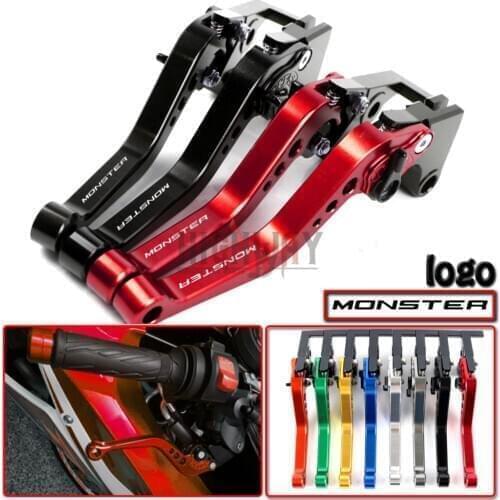 Motorcycle Brake Handle Bar Lever CNC Aluminum Short Adjustable Brake Clutch levers For Ducati 797 MONSTER 2017
