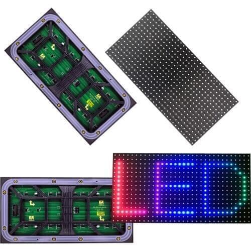 LED Display Screen Outdoor Module P10 Full Color RGB 3IN1 SMD3535 1/4S Scan 320x160mm 32x16Pixel Fixed Matrix Sign