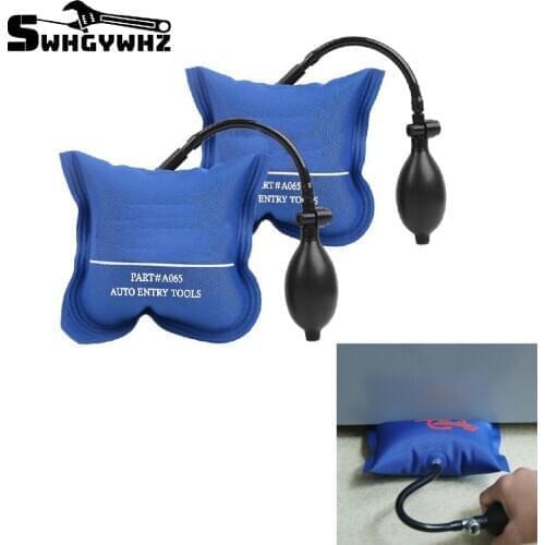 WEYHAA 2 pcs Locksmith Supplies Pump Wedge Locksmith Tools Auto Air Wedge Airbag Lock Pick Set Open Car Door Lock Opening Tools