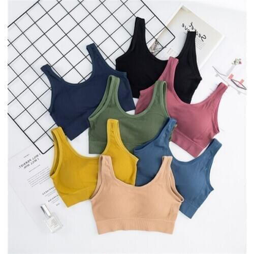 Women Sports Bra Beauty Back Underwear Lenceria Bralette Push-up Breathable Seamless Lingerie Bralette нижнее белье женское
