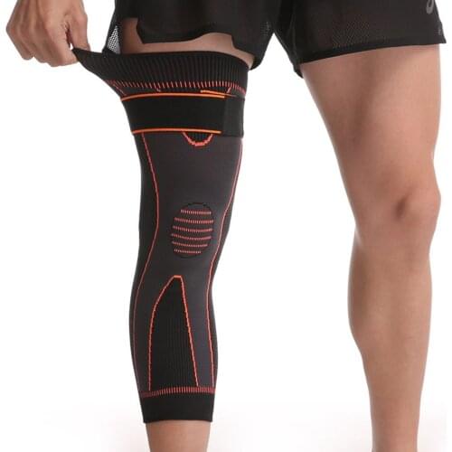 1PCS Sports Knee Pads Leg Sleeves Long Compression Leg Sleeve Knee Sleeves Protect Leg for Man Women Basketball Arthritis