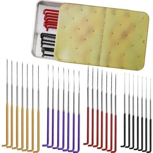 Nonvor 20PCS Colorful Wool Felting Needles Tool Kit with 2 Types Needles Star Point Felting Needles Triangular Needles Supplies