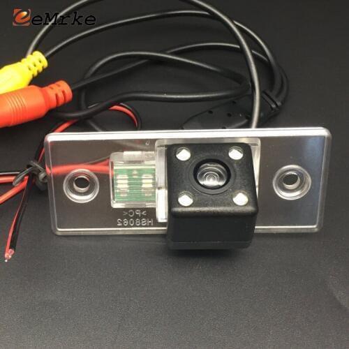 EEMRKE CCD Car Rearview Camera for Volkswagen Tiguan 5N Touareg 7LA 7L6 7L7 2003-2010 Reverse Backup Camera Night Vision Parking