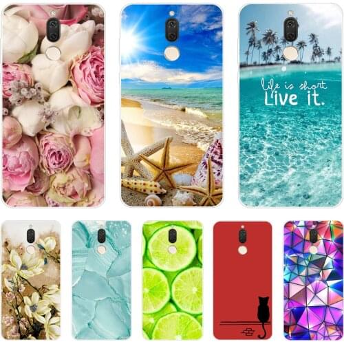 For Huawei Mate 10 Lite Case Mate 10Lite Painting Silicone Cover for Huawei Nova 2i Case Nova2i Cute Soft TPU Coque