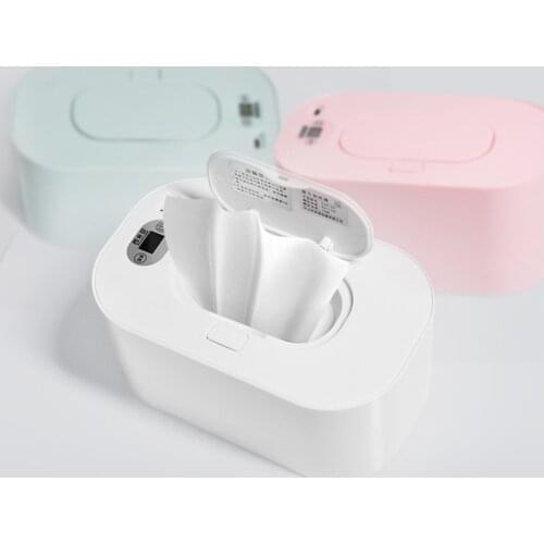 Baby Wipes Heater 24H Intelligent Thermostatic Wet Wipes Heating Box LED Display USB Wipes Heater Baby Care Accessories Tools