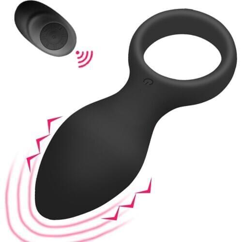 Male Penis Vibrating Ring Delay Ejaculation Cock G Spot Stimulator Clitoris Massager Anal Dildo Vibrator Sex Toys For Men Women