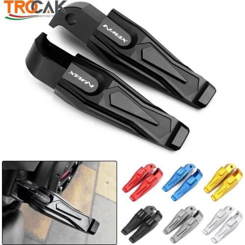 For YAMAHA NMAX155 2015-2018 NMAX 125 All Years CNC Motorcycle Rear Passenger Foot Peg Footrests Footpeg Pedal