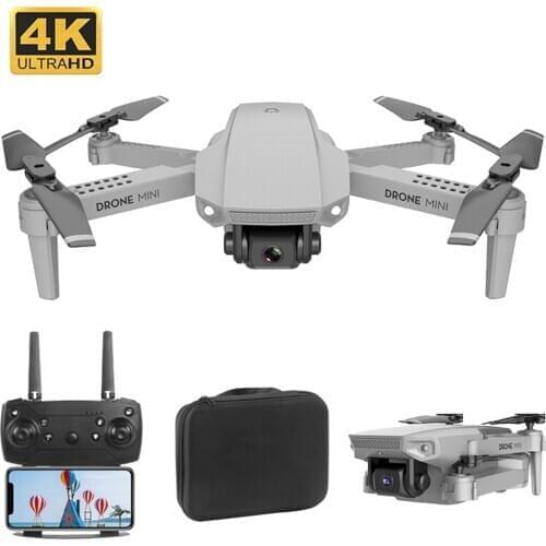 FEICHAO E88 Mini Drone With Fixed Height 4k Wide-angle Camera Aerial Photography Gesture Photo Mini Folding Quadcopter w/ Bag