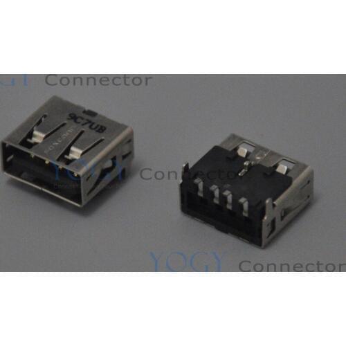 10pcs 12mm Female USB Jack Connector Socket, Commonly used in HP DELL ASUS LENOVO, and other laptop motherboard usb board