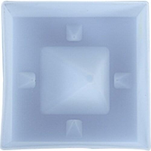 K3ND Pyramid Silicone Mobile Phone Stand Holder Casting Mold Resin Epoxy Mould Craft Tool DIY Home Office Decoration