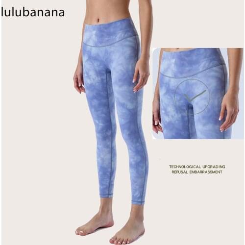 Lulubanana Thick High Waist Yoga Pants Tummy Control Workout Running Gym Fitness Yoga Leggings for Women