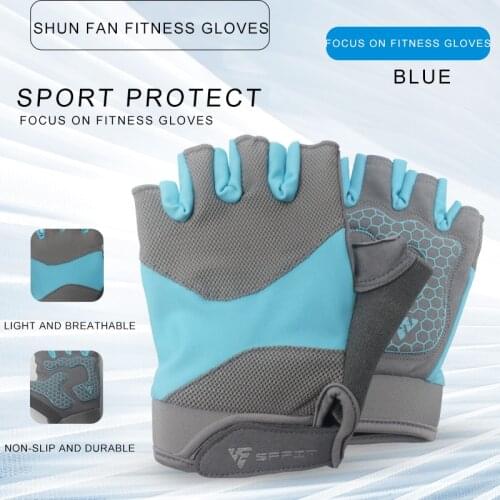 Summer Fitness Gloves Gym Weightlifting Cycling Yoga Non-Slip Gloves Thin Breathable Half Finger Gloves Bicycle Gloves
