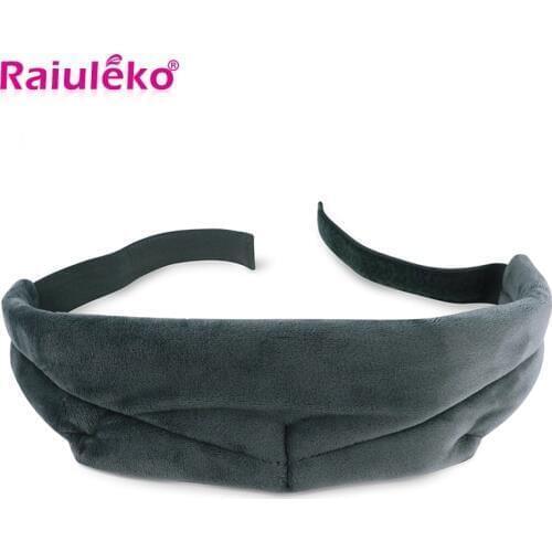 Soft and Comfortable Sleeping Eye Mask Relieve Fatigue Sleeping Aid Travel Rest Cover Shade Blindfold/EyePatch Massage Eyeshade