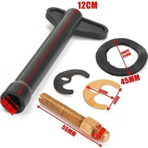 Mayitr Faucet Tap Fixing Fitting Kit M8 Bolt Washer Wrench Plate Set Kitchen Bathroom Bracket Basin Tool