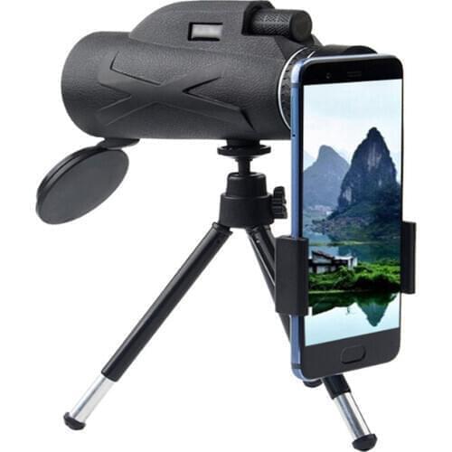 80x100 Night vision monocular powerful telescope zoom optical spyglass monocle for hunting spotting scope hiking equipment