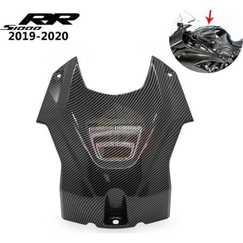 Motorcycle For BMW S1000RR S1000 RR 2019 2020 19 20 ABS Plastic Carbon Fiber Fuel Tank Cap Fuel Tank Protector Fairing