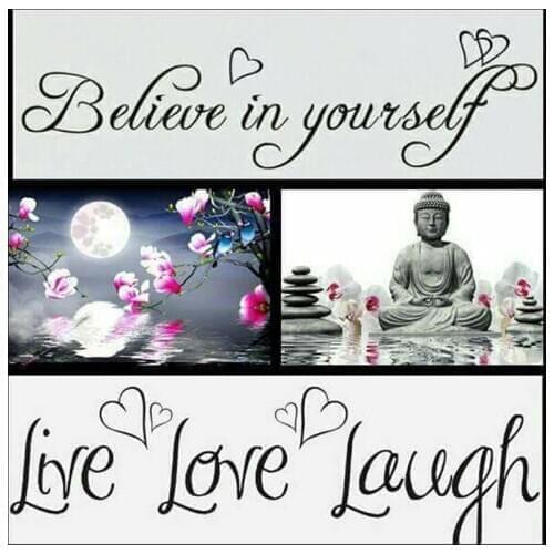 Full Square/5D DIY Diamond Painting "Buddha statue in flower" Embroidery Cross Stitch Mosaic Home Decor Gift