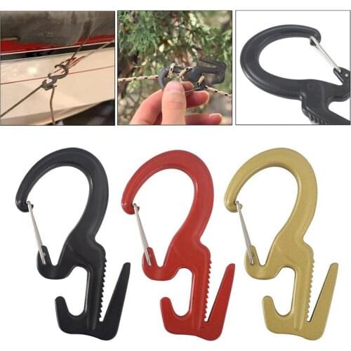 Aluminum Alloy Figure9 Spring Hook Knot-free Quick Locking Buckle, Knot-free Hiking Buckle, Outdoor Tools Wholesale