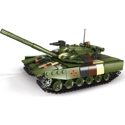 World War 2 Series Battle Tank Army Military Armored Car Transporter Building Blocks Kit Bricks Classic Model Children Toys Gift