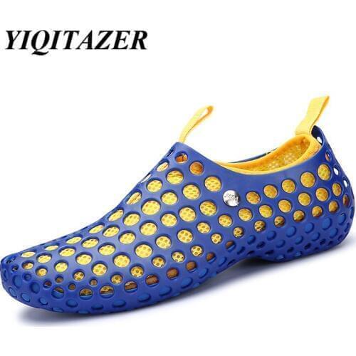 YIQITAZER 2017 Multifunction Summer Shoes Fashion Men Sandal Water Shoes,Slipon Breathable Cool Beach Sandal Man Shoes Plus Size