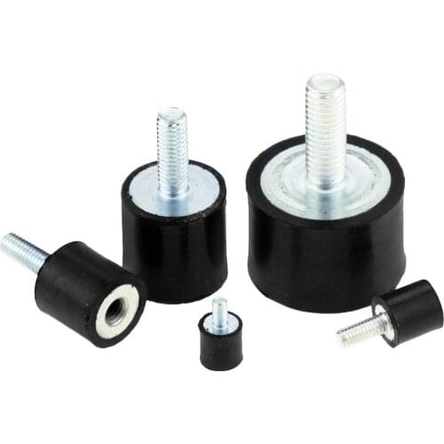 1PCS M3 M4 M5 M6 M8 VD Type Rubber Shock Absorber Anti Vibration Isolator Mounts Bobbins Tool Parts
