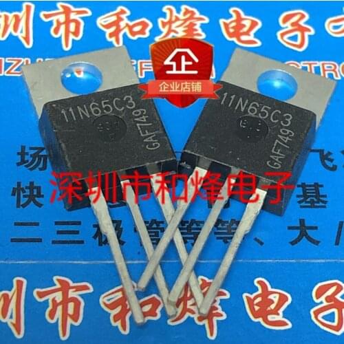 10PCS 11N65C3 SPP11N65C3 TO-220