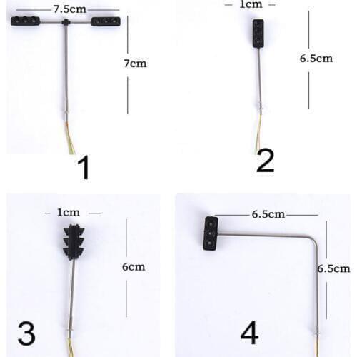 10pcs/lot architecture model 1:100 scale copper traffic light in building and hobby kits