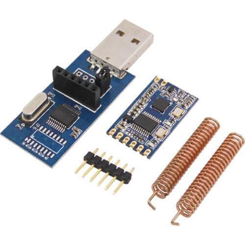 100PCS Arduino Uno SV610 in 433MHz Wireless Transmitter and Receiver Module with MCU 40 Frequency Channels