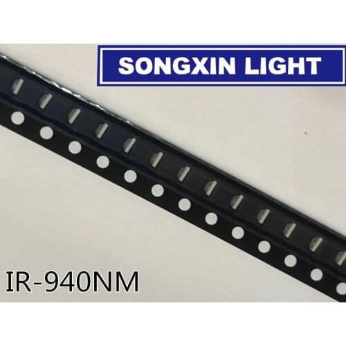 30PCS 0805 2106 2.1*0.6mm 940nm SIDE SMD infrared lamp IR LED 1.3-1.5V 18-20mW Light beads optoelectronic switch