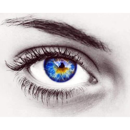 5d Diy Embroidery Handicrafts Diamond Painting Cross Stitch Eyes Earth Blue Sky And White Clouds European Home Decor