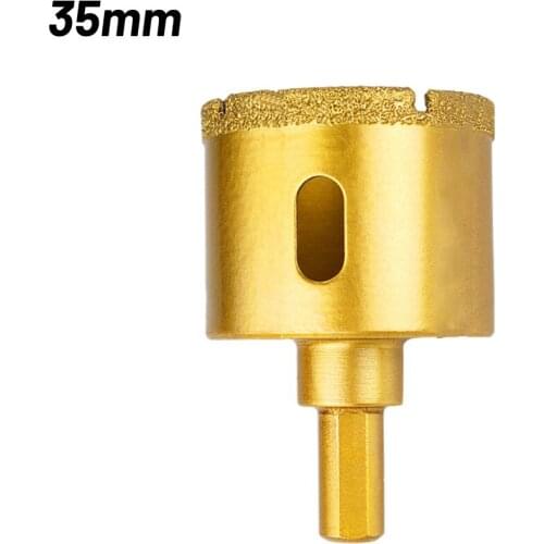 Brazed Diamond Hole Opener Glass Tile Drill Bit Stone Vitrified Tile Drilling Vitrified Brick Emery Granite Marble Punching