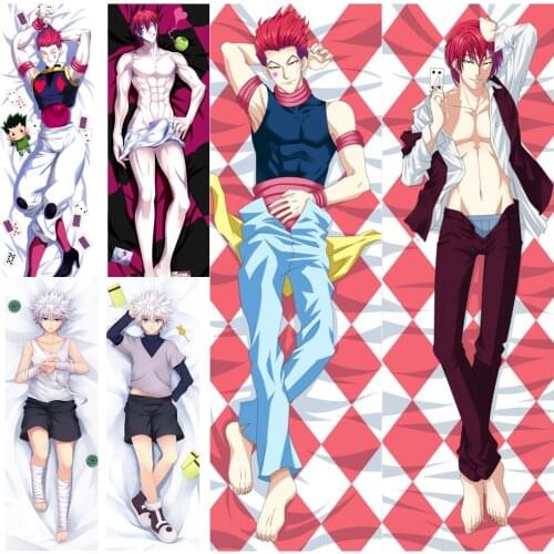 Anime HUNTER×HUNTER Killua Zoldyck Hisoka Cosplay Dakimakura Pillow Case Hugging Body Gift