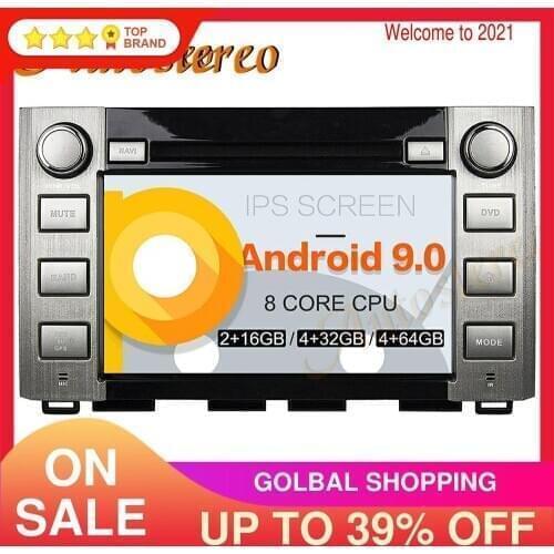 Android 9 4+64GB Car DVD Player Multimedia Player GPS Navigation For Toyota Tundra 2014 2015-2019 Auto Radio Stereo Head Unit HD
