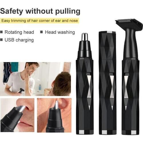 Electric Man and Woman Nose Hair Trimmer Ear Nose Neck Eyebrow Trimmer Nose Hair Cut Clipper Beauty Tool Drop Shipping