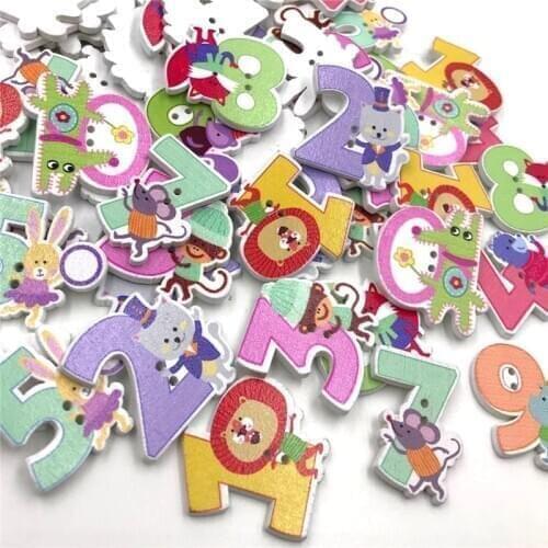 Hokey Pokey Numbers-buttons