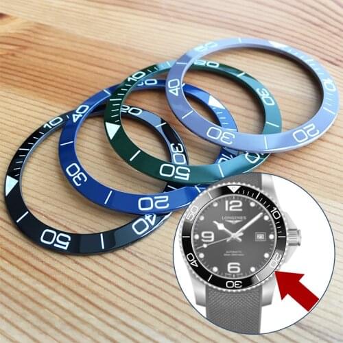 Ceramic bezel for L ongines Sports Hydroconquest L3.78 41mm automatic watch