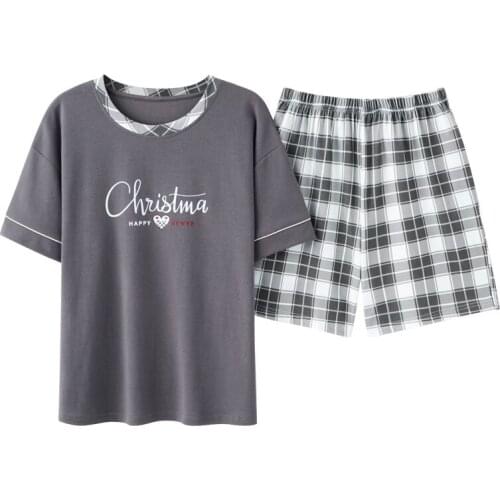 ATOXY Women Pijamas Set Fashion Home Clothes Summer Shorts Sleepwear Homewear Cotton Two Piece Nightwear for Teen Girls