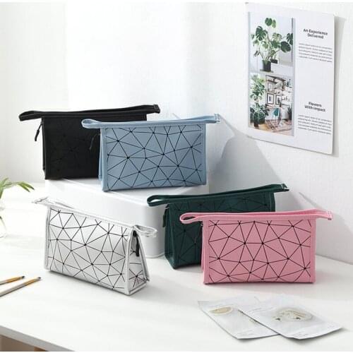 Small Womens Organizer Makeup Bag Travel Accessories Zip Lock and Cover Mask for Phone Cosmetic Save Mini Storage Dust Handbag