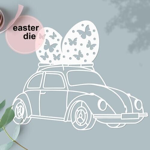 MEET HUANG Metal Cutting die Die Cut Easter Bunny Egg DIY Scrapbooking Paper Craft Handmade Card Album Punch Art Cutter Die