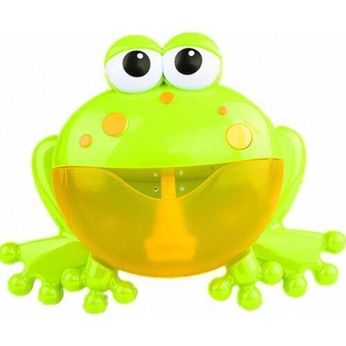 Cute Frog Automatic Bubble Machine Octopus bubble machine Summer Bubble Maker Swimming Bathtub Soap Machine Outdoor Toy for Kids
