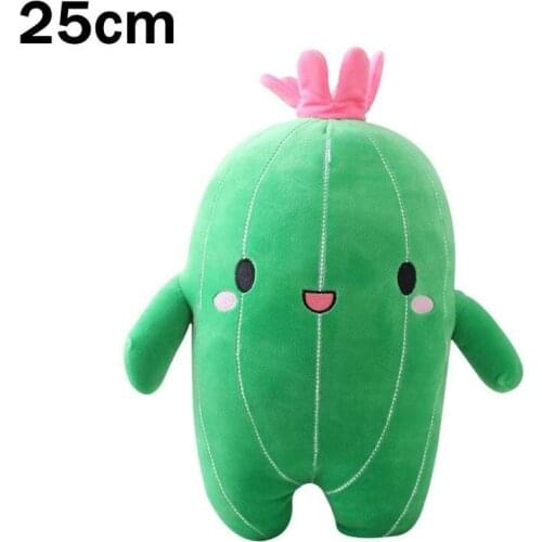 Kawaii Flower Plant Cactus Plush Toy Triver Stuffed Doll Pillow Cushion Bolster Kids Children Boy Girl Gift Room Bedroom Decor