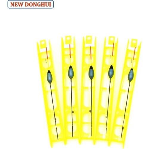 Newdonghui Fishing Float Set Winder Float Ready-Made Rig 5pcs/pack or 10pcs/pack Fishing Accessory Tackle 0.3G Buoyancy TP24070