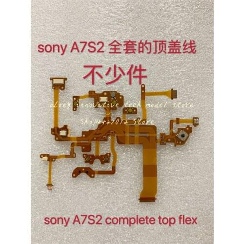NEW A7 II/A7R II/A7S II Top Cover Shutter Release Button Power Switch Flex Cable FPC For Sony A7M2 A7RM2 A7SM2 A7II A7RII A7SII
