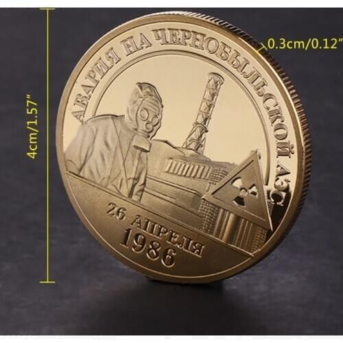 Commemorative Coin 1986 1996 Nuclear Incident Alloy Collection Art Gift Souvenir Dropshipping
