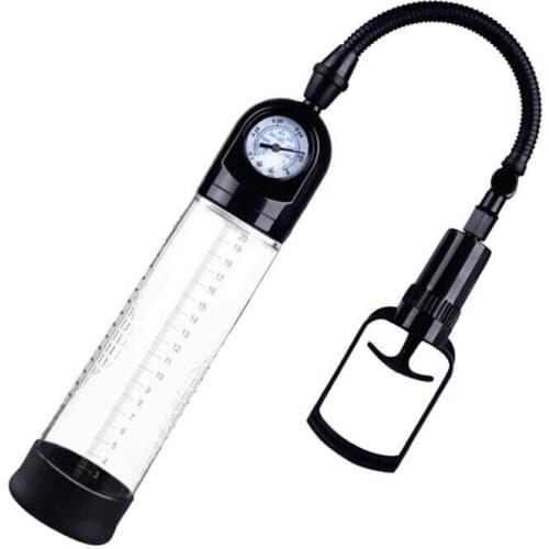 Penile Pump Growth Power Vacuum Training Erection Enhancer Big Cock Extender Aid Enlarger Stretcher Adult Sex Toy for Men