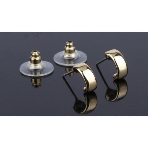 XUBEN Crystal Jacket Flower Stud Earrings For Women fashion Jewelry Double Sided Gold Silver Plated earrings