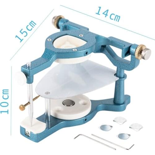 1 Set Dental Magnetic Anatomic Articulator Adjustable Alloy Big Size Denture Articulators Equipment Dental Lab Product Tool